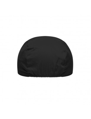 Promo cap with vertical panel and elastic band