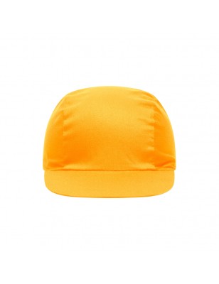 Promo cap with vertical panel and elastic band