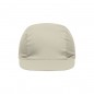 Promo cap with vertical panel and elastic band