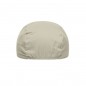 Promo cap with vertical panel and elastic band