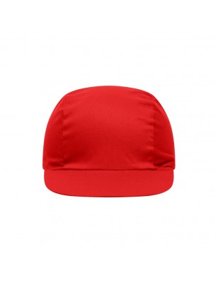 Promo cap with vertical panel and elastic band