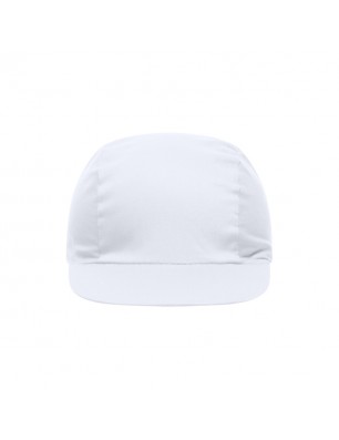 Promo cap with vertical panel and elastic band