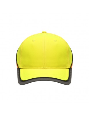 Functional 6 panel cap in loud neon colours