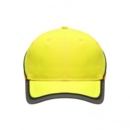 Functional 6 panel cap in loud neon colours