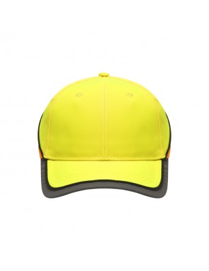 Functional 6 panel cap in loud neon colours