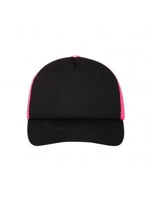 Trendy 5 panel mesh cap in many colour combinations