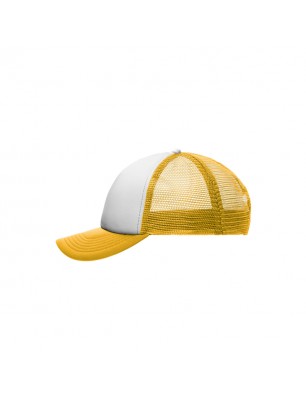 Trendy 5 panel mesh cap in many colour combinations