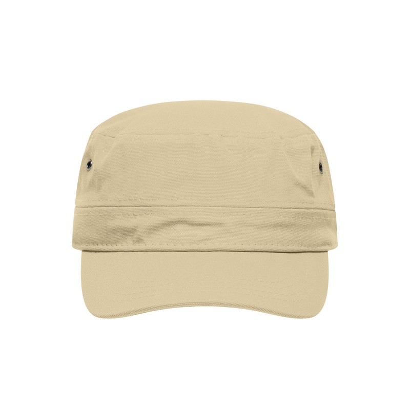 Trendy cap in military style made of durable cotton fabric