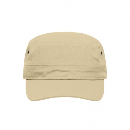 Trendy cap in military style made of durable cotton fabric