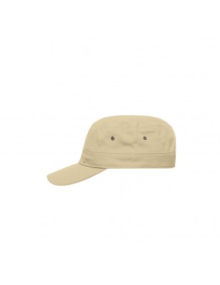 Trendy cap in military style made of durable cotton fabric