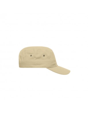 Trendy cap in military style made of durable cotton fabric