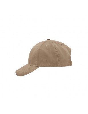 Classic 6 panel cap with brushed surface