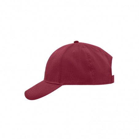 Classic 6 panel cap with brushed surface