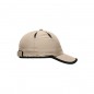 Sporty 6 panel cap made of microfibre for all weather conditions