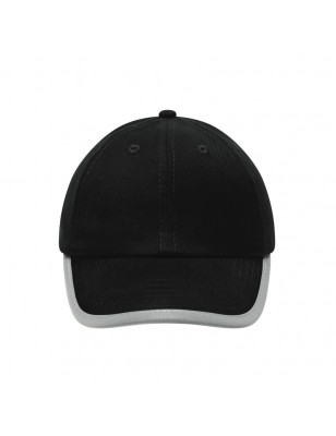 Original 6 panel cap with reflective border around the peak (without protective function/no PPE)