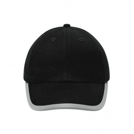 Original 6 panel cap with reflective border around the peak (without protective function/no PPE)