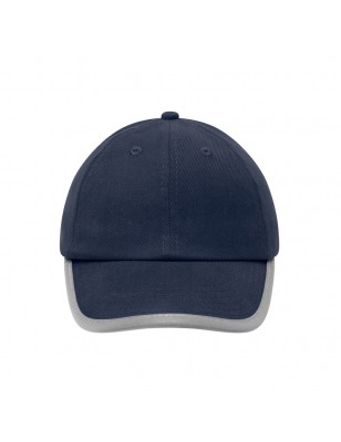 Original 6 panel cap with reflective border around the peak (without protective function/no PPE)