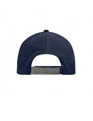 Original 6 panel cap with reflective border around the peak