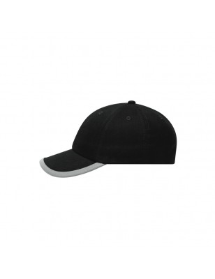 Original 6 panel cap with reflective border around the peak (without protective function/no PPE)