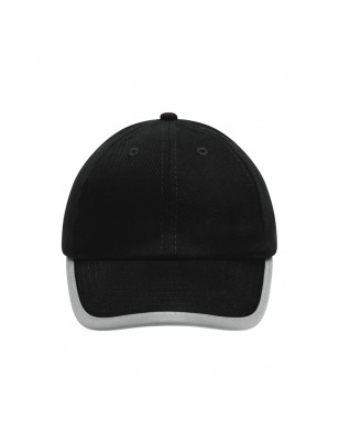 Original 6 panel cap with reflective border around the peak (without protective function/no PPE)