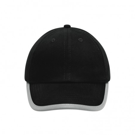 Original 6 panel cap with reflective border around the peak (without protective function/no PPE)