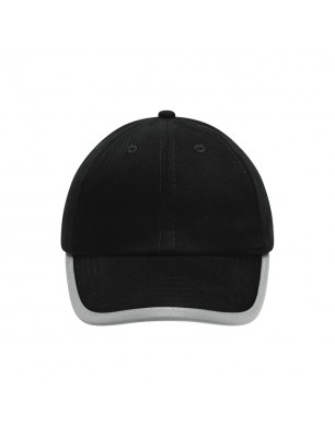 Original 6 panel cap with reflective border around the peak