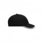 Original 6 panel cap with reflective border around the peak (without protective function/no PPE)