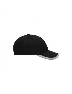 Original 6 panel cap with reflective border around the peak