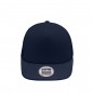 5 panel mesh cap with flat peak