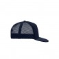 5 panel mesh cap with flat peak