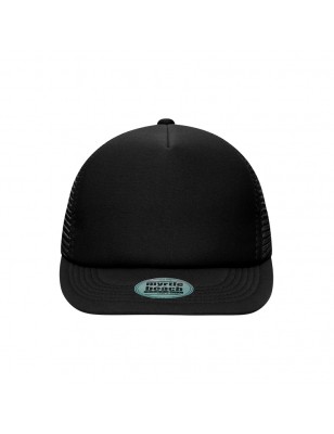 Trendy cap with flat peak and extra soft mesh