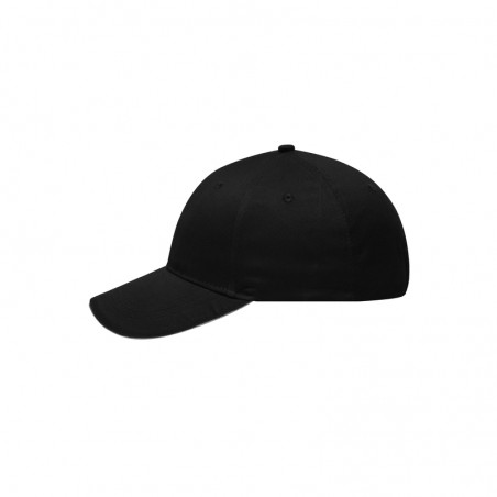 6 panel sandwich cap with brushed surface