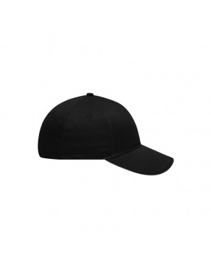 6 panel sandwich cap with brushed surface