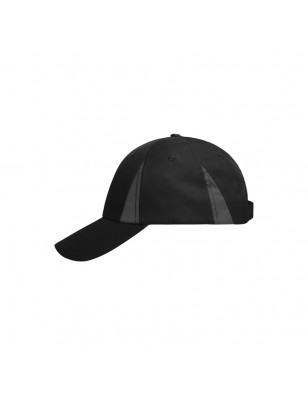 6 panel cap with reflective elements (without protective function/no PPE)