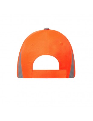 6 panel cap with reflective elements (without protective