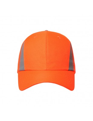 6 panel cap with reflective elements (without protective