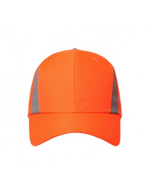 6 panel cap with reflective elements (without protective