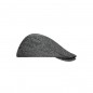 Flat beanie with concealed peak