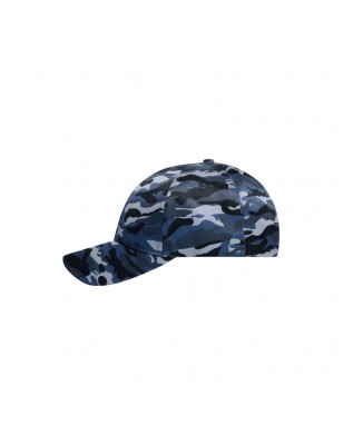 High-quality 6 panel cap in camouflage design