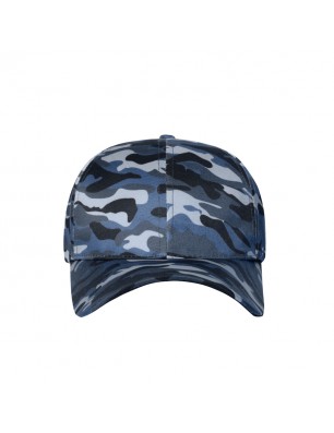 High-quality 6 panel cap in camouflage design