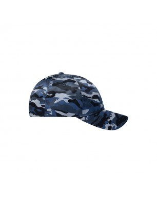 High-quality 6 panel cap in camouflage design