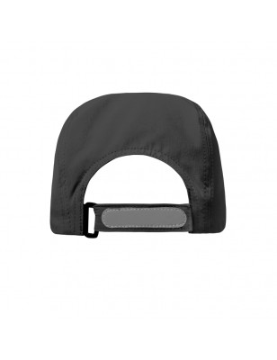 3 panel cap with fashionable reflective elements