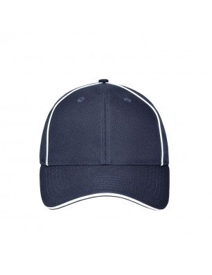 High-quality 6 panel cap with reflective elements (without