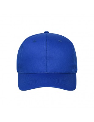 6 panel cap with unbrushed surface