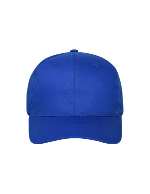 6 panel cap with unbrushed surface