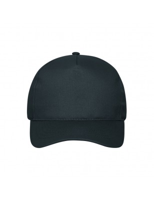 5 panel cap with unbrushed surface