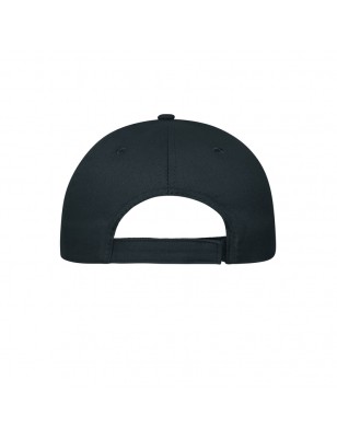 5 panel cap with unbrushed surface