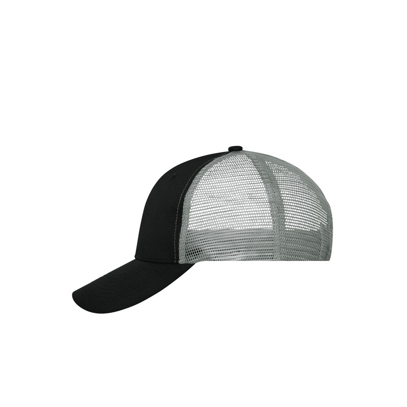 Trendy 6 panel mesh cap made of polycotton