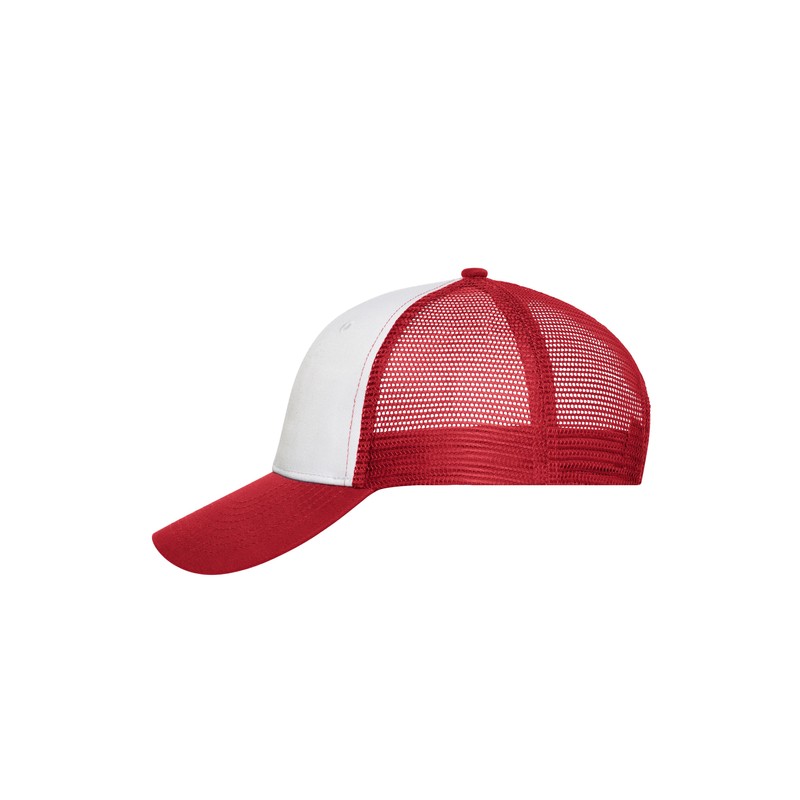 Trendy 6 panel mesh cap made of polycotton