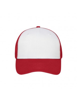 Trendy 6 panel mesh cap made of polycotton